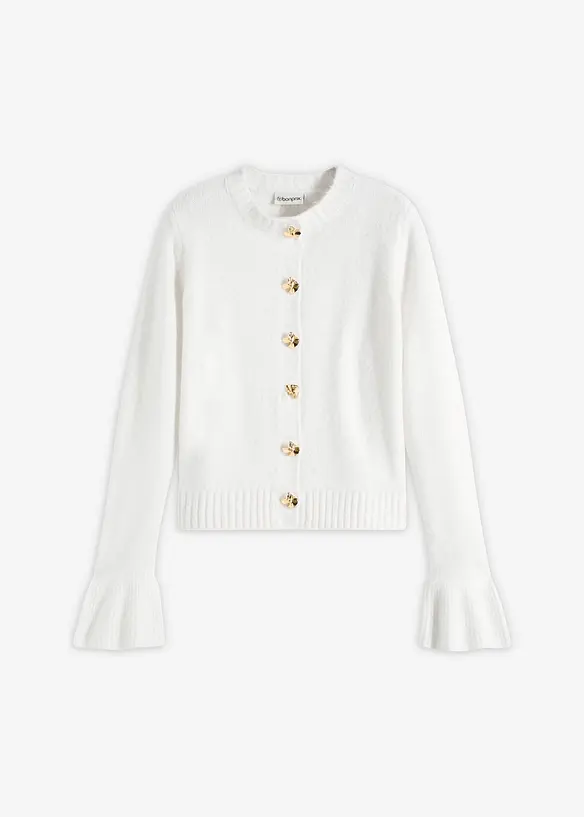 Cardigan con bottoni decorativi, bonprix