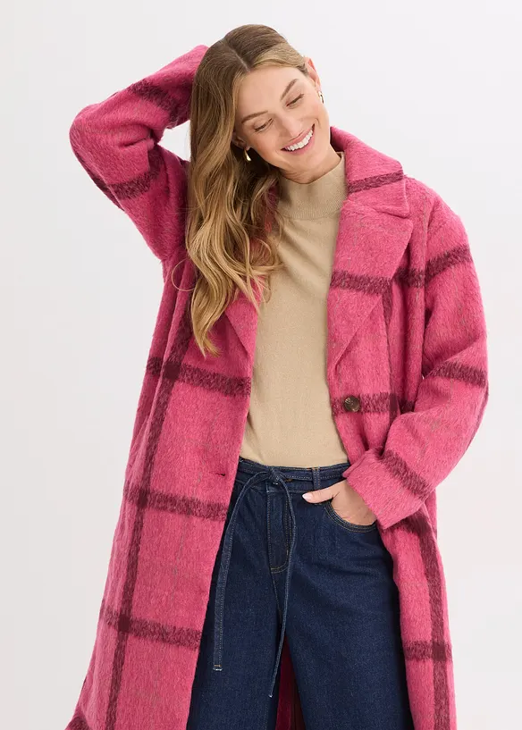 Cappotto oversize in simil lana, bonprix