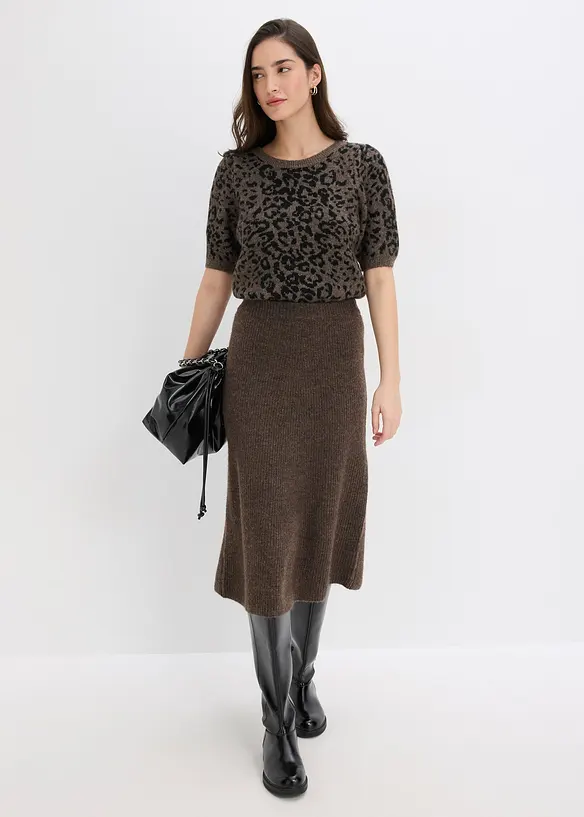 Maglione con maniche a palloncino, bonprix