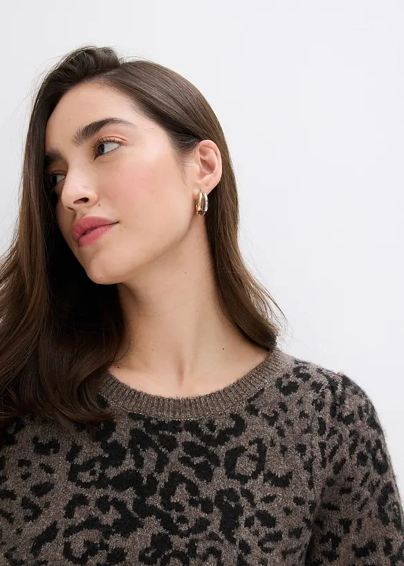 Maglione con maniche a palloncino, bonprix