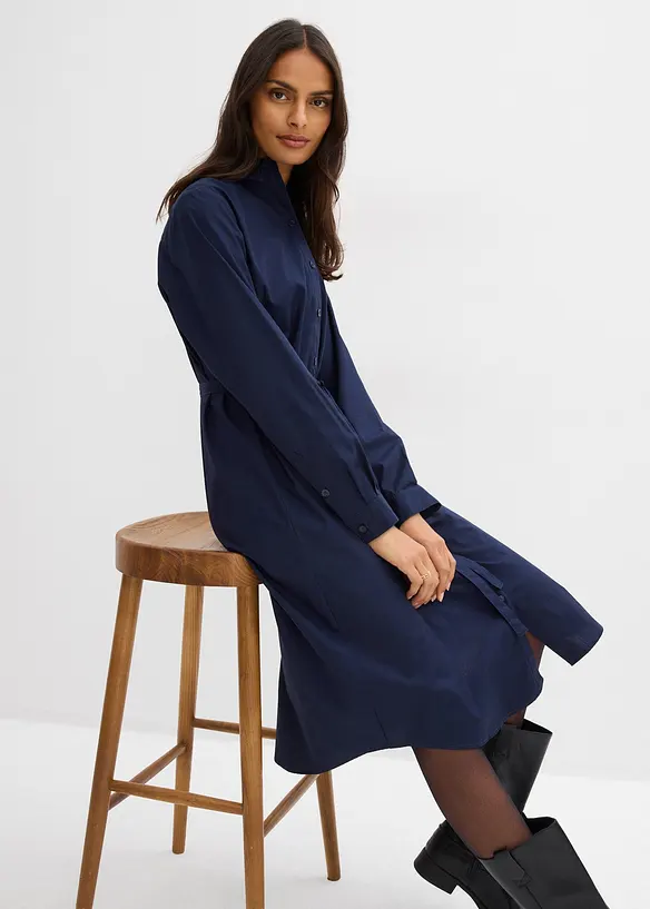 Abito midi in puro cotone biologico, bonprix