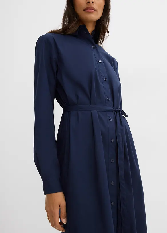 Abito midi in puro cotone biologico, bonprix