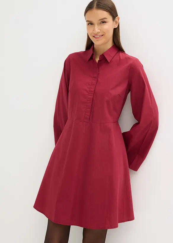 Abito chemisier in puro cotone, bonprix