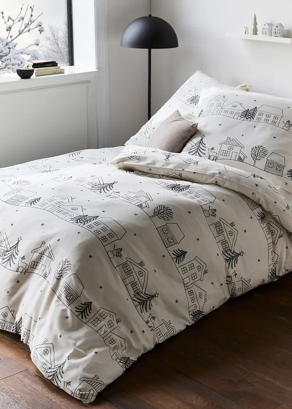 Biancheria da letto con motivo invernale, bonprix