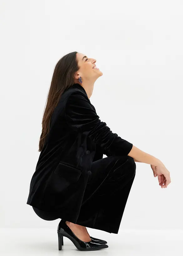 Blazer in velluto morbido, bonprix