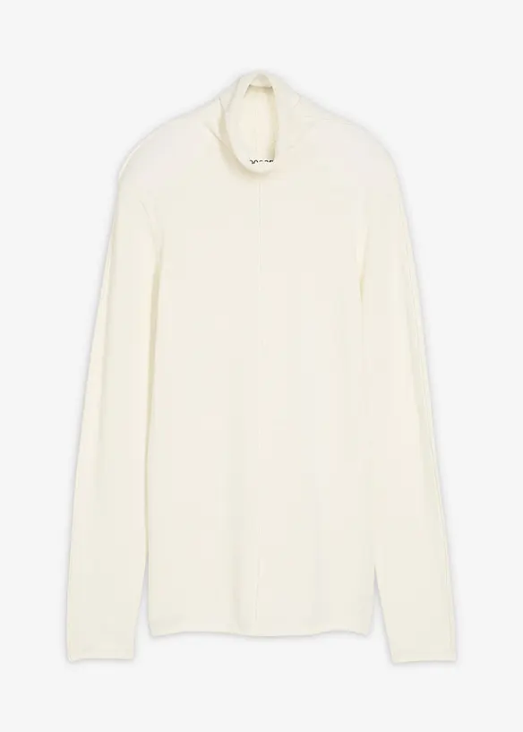 Maglione a collo alto in misto cachemire morbido, bonprix