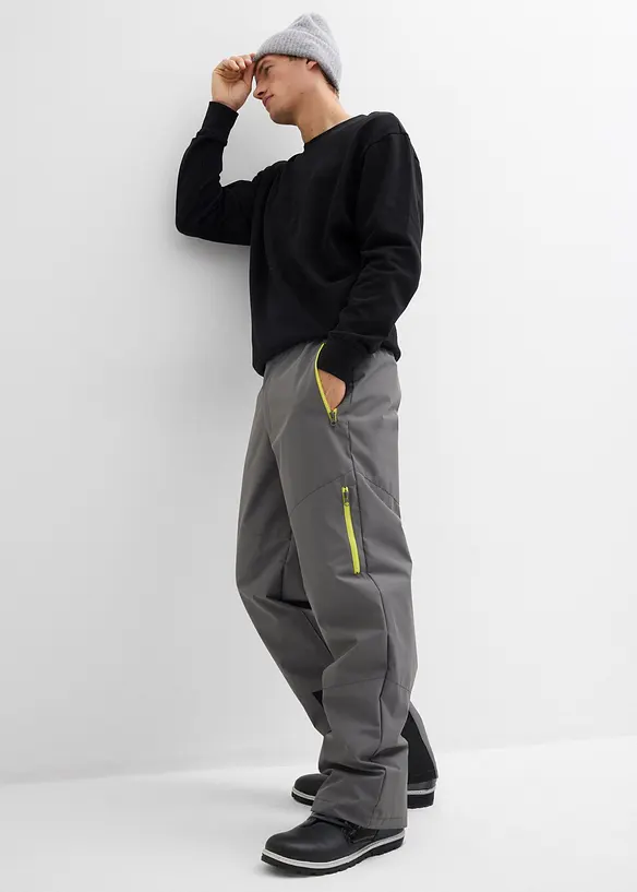 Pantaloni termici idrorepellenti, regular fit, bonprix
