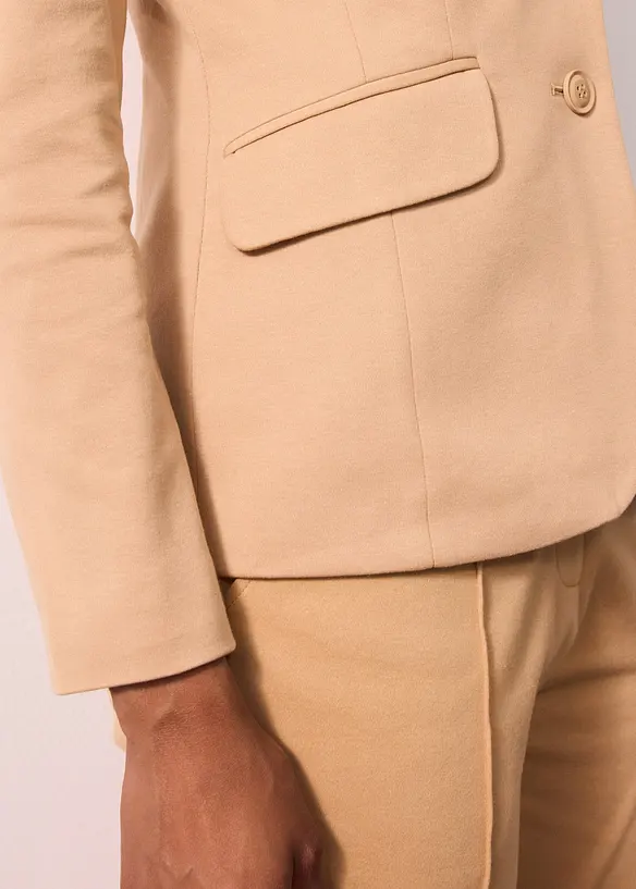 Blazer in jersey di cotone, bonprix