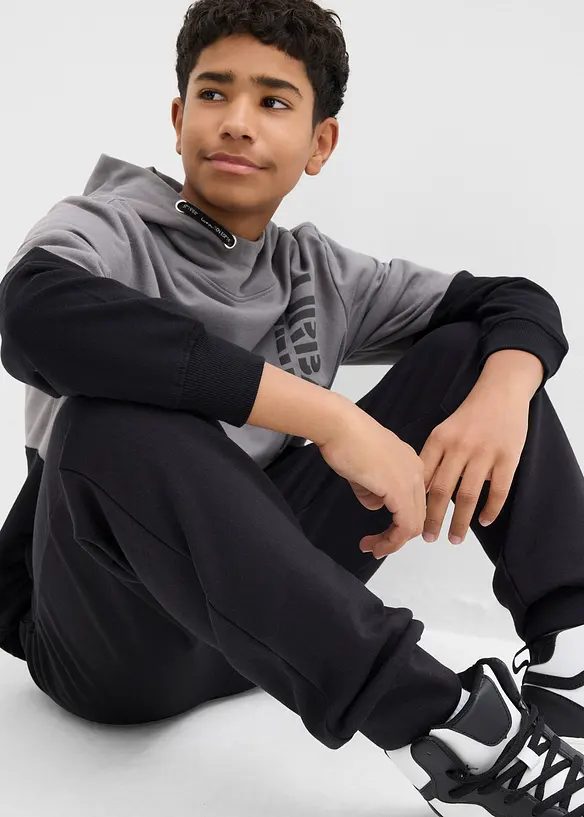 Pantaloni da jogging in misto cotone morbido (pacco da 2), bonprix