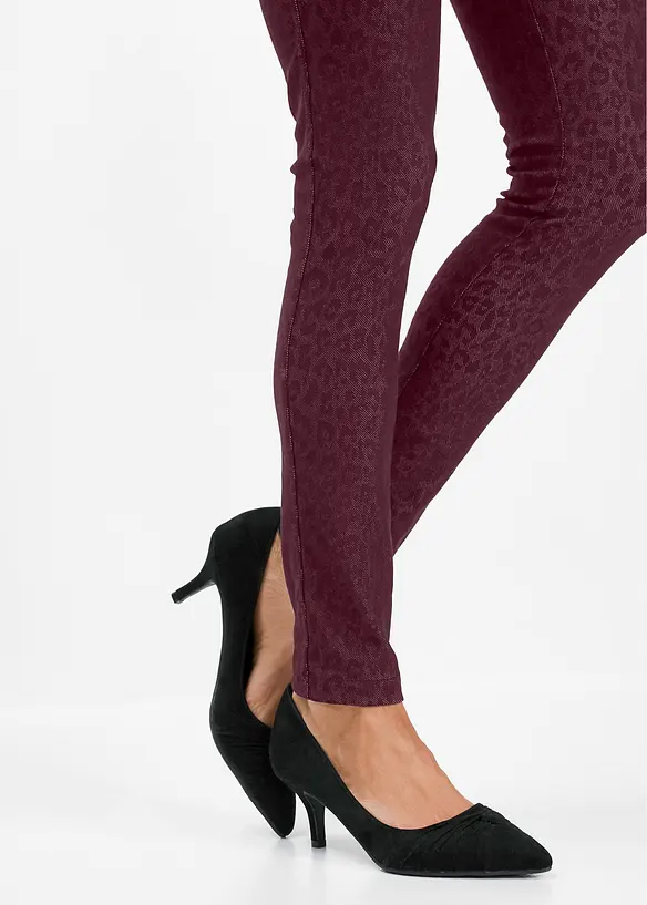 Jeggings leopardati, bonprix