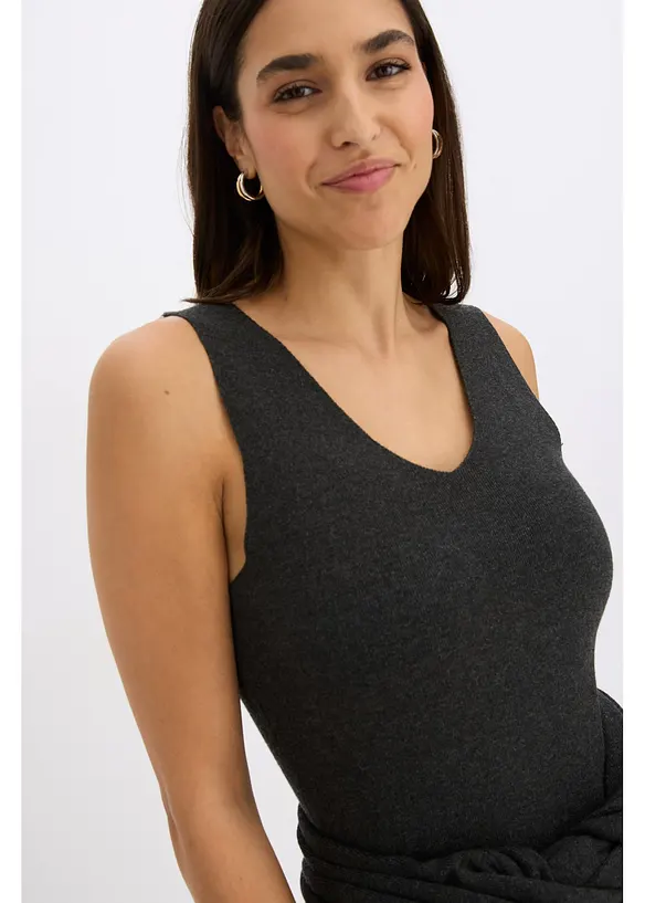 Abito in maglia e maglione abbinato (set 2 pezzi), bonprix