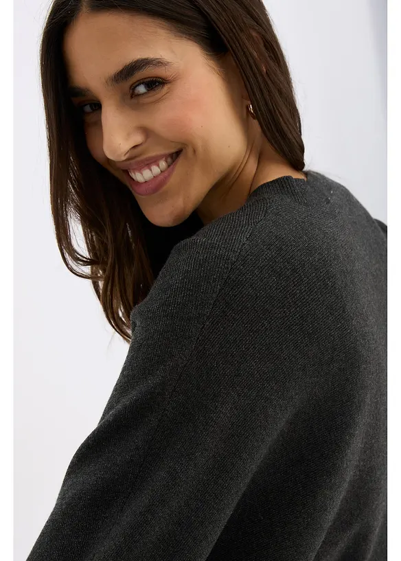 Abito in maglia e maglione abbinato (set 2 pezzi), bonprix