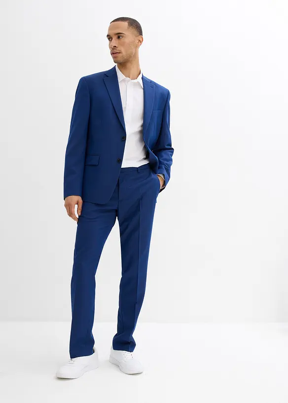 Camicia elasticizzata con cotone, slim fit, bonprix