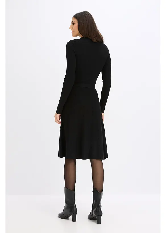 Abito in maglia misto viscosa, bonprix
