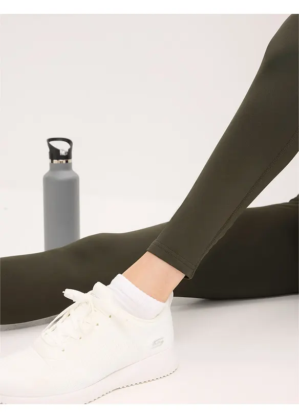 Leggings termici con dettagli riflettenti e tasca per il cellulare, bonprix