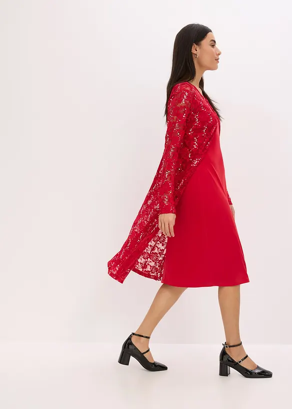 Abito con pizzo (set 2 pezzi), bonprix