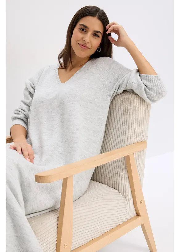 Abito midi in maglia oversize, bonprix