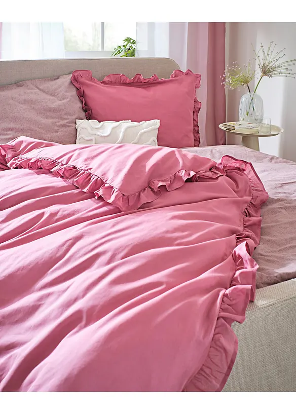 Biancheria da letto con ruches, bonprix