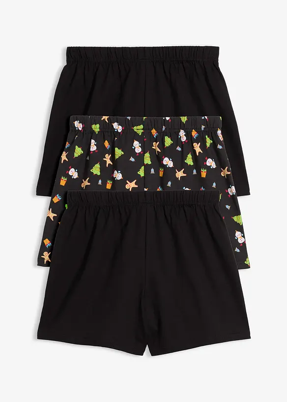 Boxer larghi in puro cotone (pacco da 3), bonprix