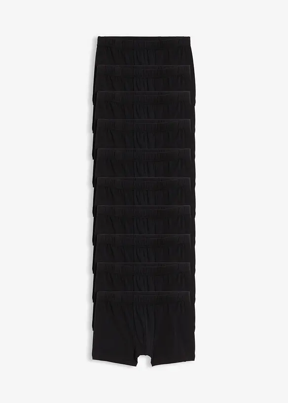 Boxer aderenti con cotone (pacco da 10), bonprix