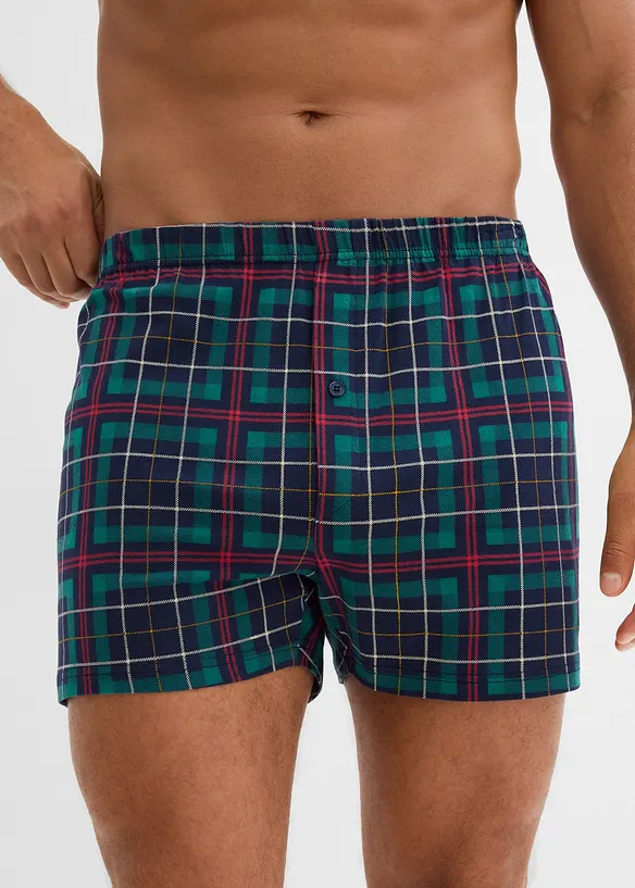 Boxer larghi in jersey con cotone (pacco da 5), bonprix