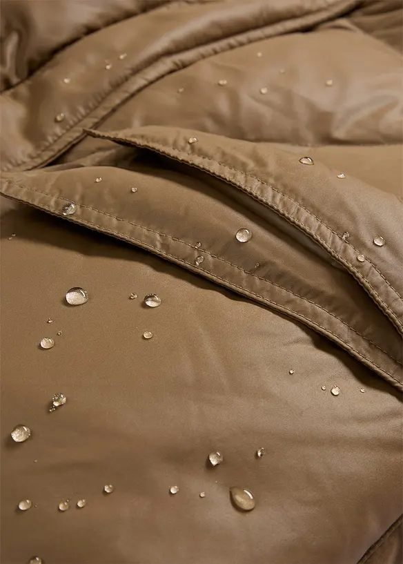 Piumino lungo idrorepellente con piume riciclate, bonprix