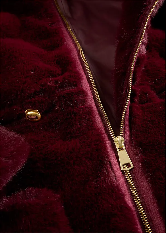 Pelliccia sintetica effetto teddy, bonprix