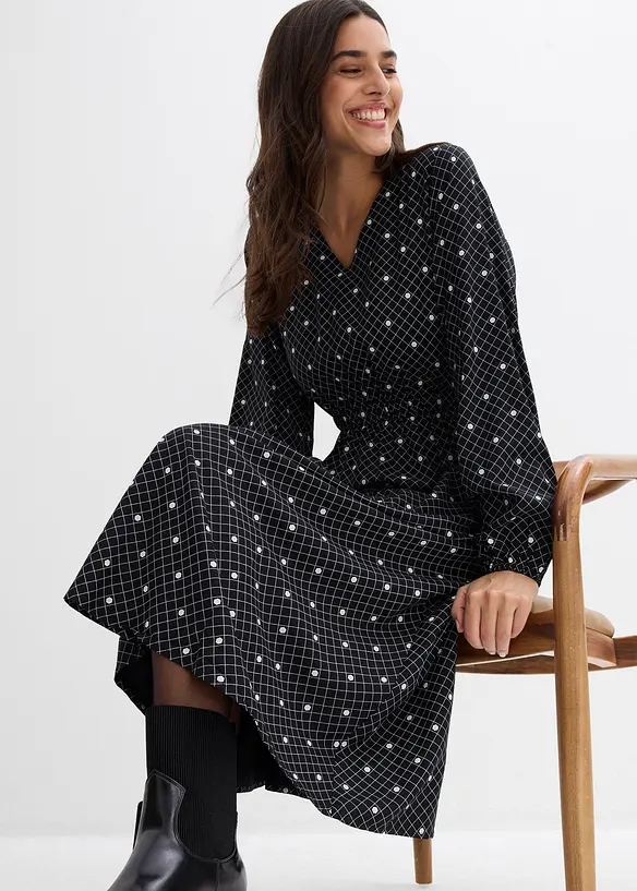 Abito lungo in viscosa fluente, bonprix