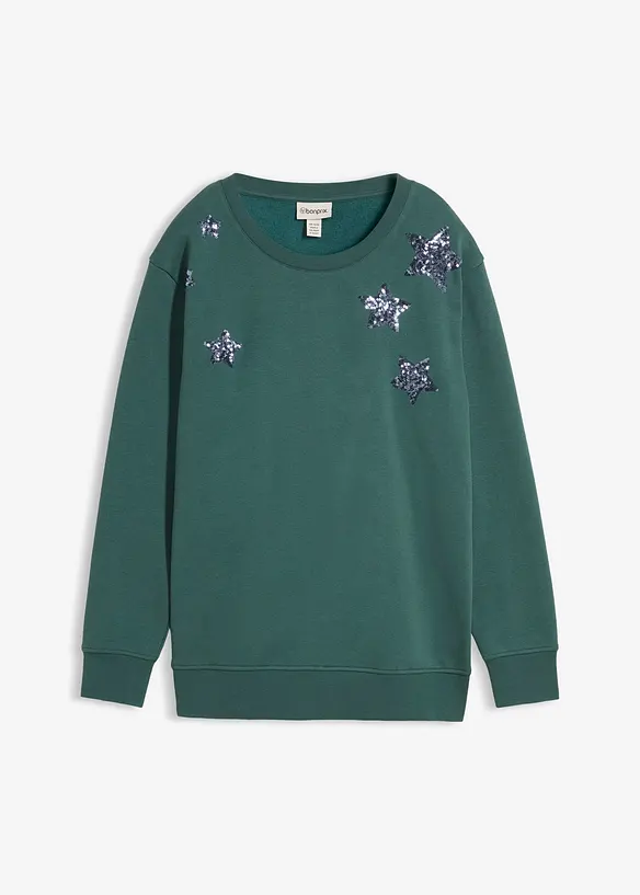 Felpa in misto cotone, bonprix