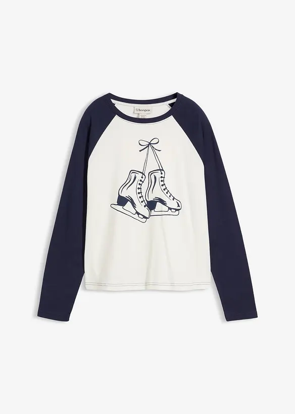 Maglia raglan in puro cotone biologico, bonprix