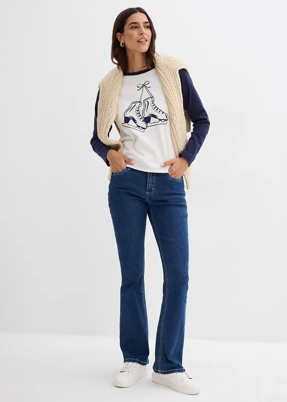 Maglia raglan in puro cotone biologico, bonprix