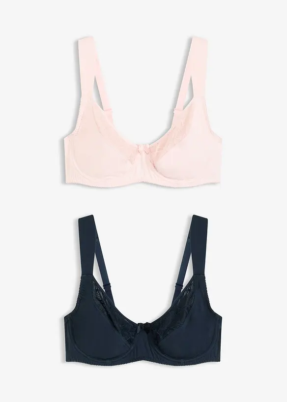 Reggiseno con ferretto (pacco da 2), bonprix