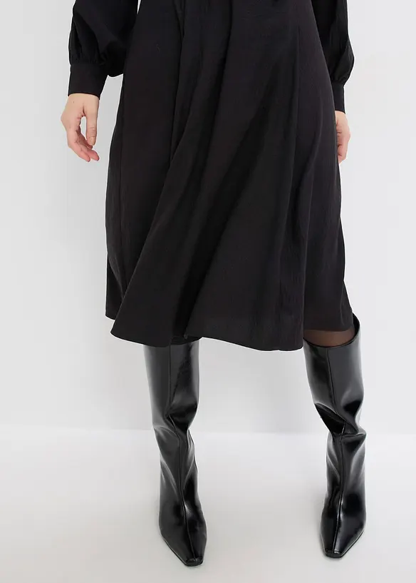 Abito midi con applicazione di perline, bonprix