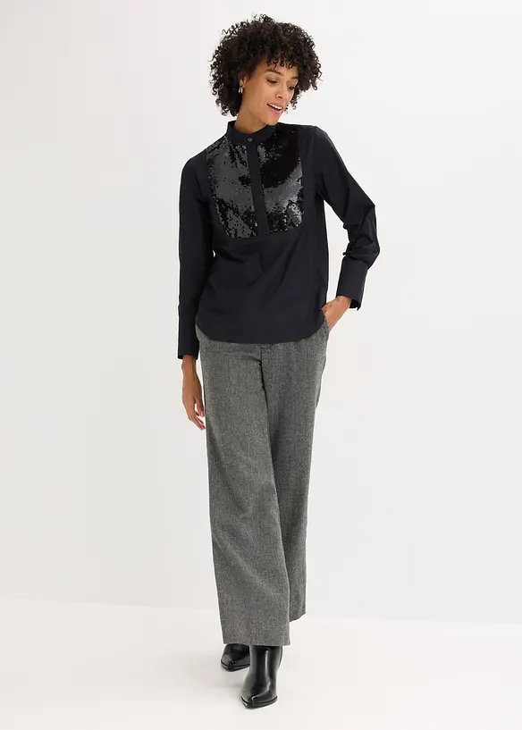 Tunica con paillettes, bonprix