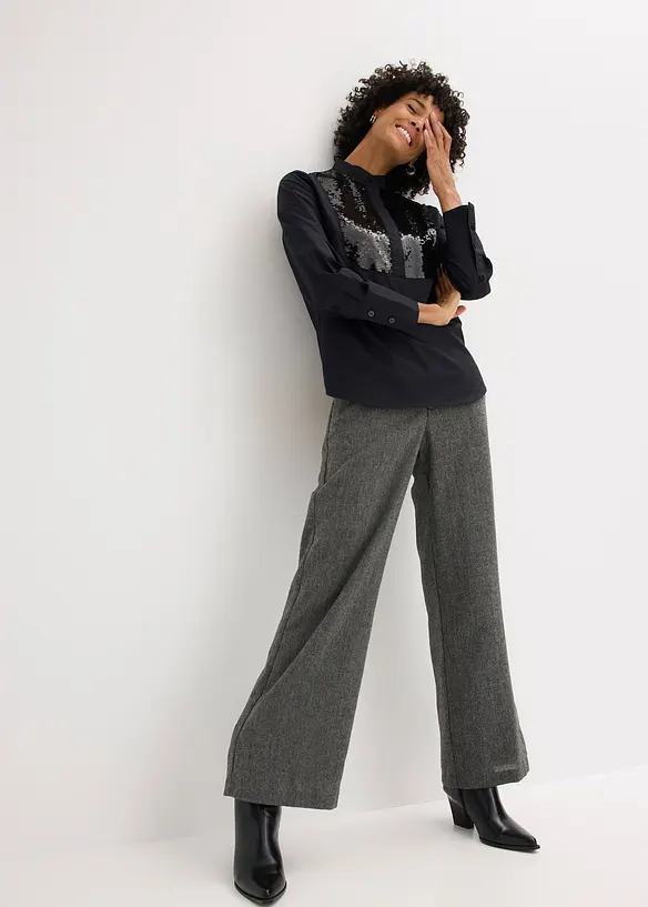 Tunica con paillettes, bonprix