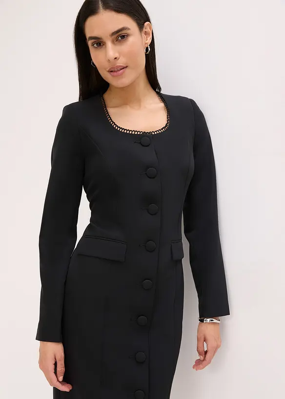 Abito blazer con finitura in pizzo, bonprix