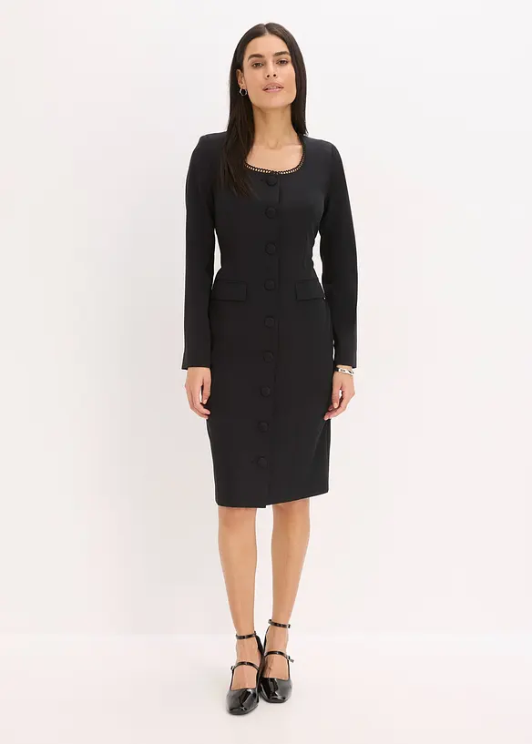 Abito blazer con finitura in pizzo, bonprix