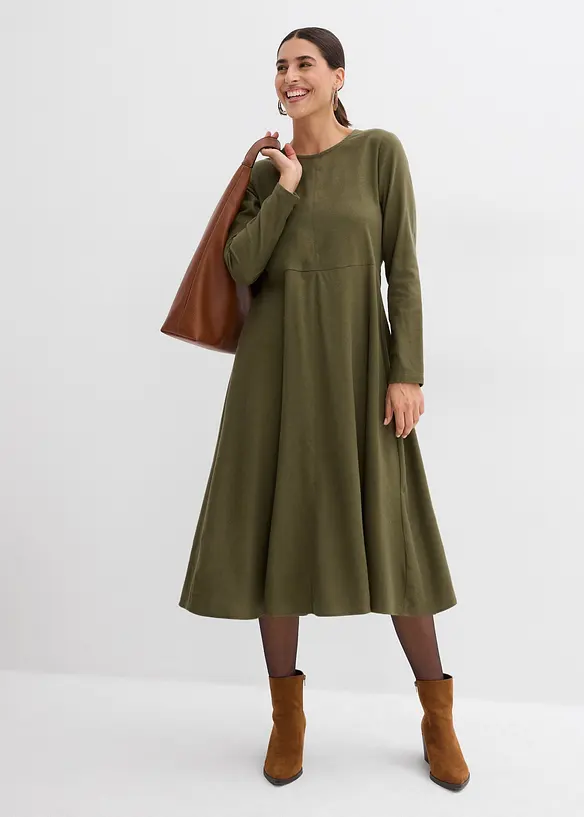 Abito in flanella di puro cotone, bonprix