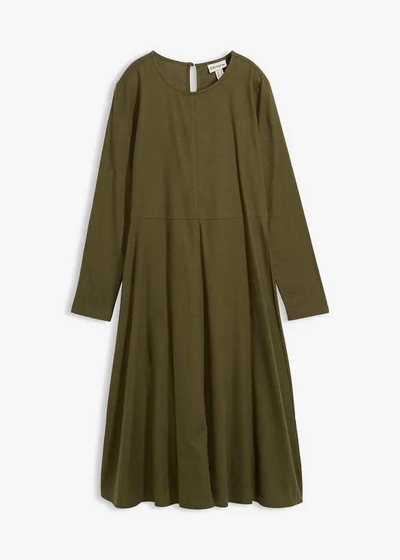 Abito in flanella di puro cotone, bonprix