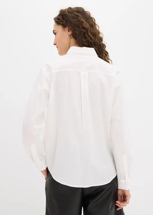 Camicia oversize con tasca a contrasto, bonprix