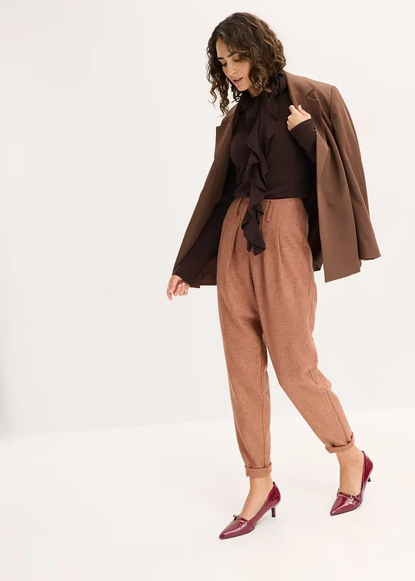 Maglione in filato fine di misto viscosa fluente, bonprix