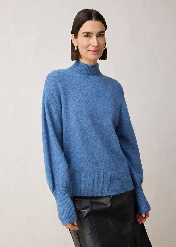Maglione in lana con alpaca, bonprix