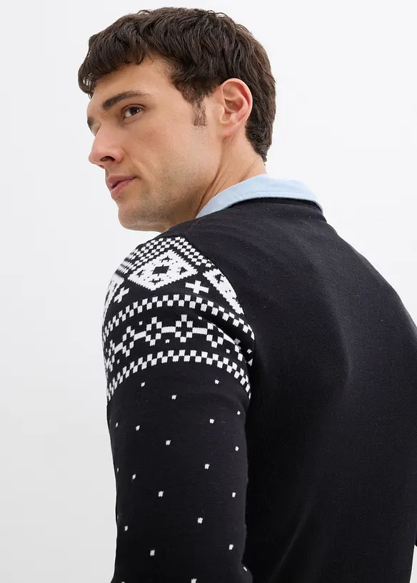 Maglione natalizio con cotone, bonprix