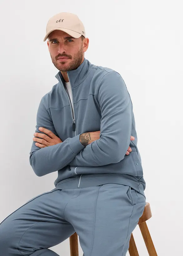 Felpa con zip, bonprix