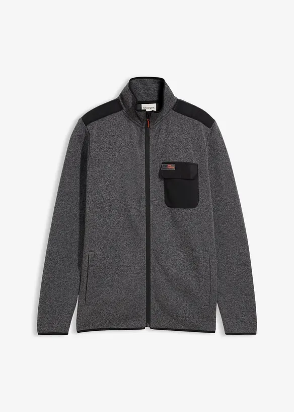 Giacca di pile lavorato a maglia, bonprix