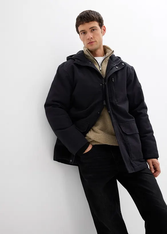 Giacca invernale robusta in canvas di cotone, bonprix
