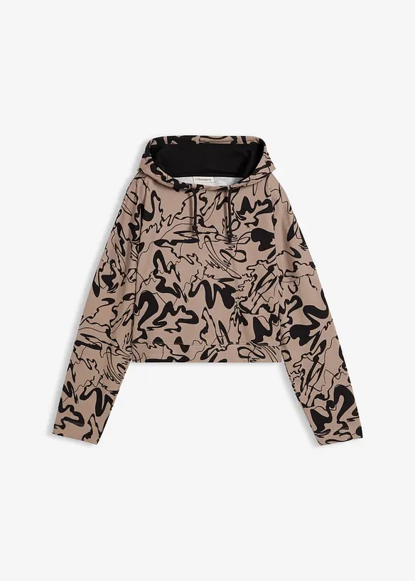 Felpa con cappuccio in puro cotone, bonprix