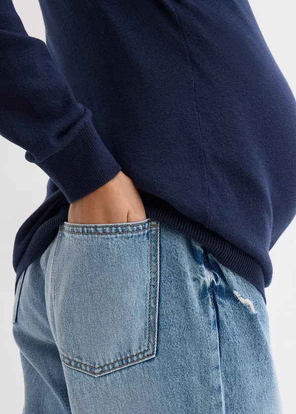 Maglione prémaman / da allattamento 2 in 1 in puro cotone biologico, bonprix