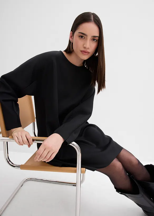 Abito in jersey effetto neoprene, bonprix