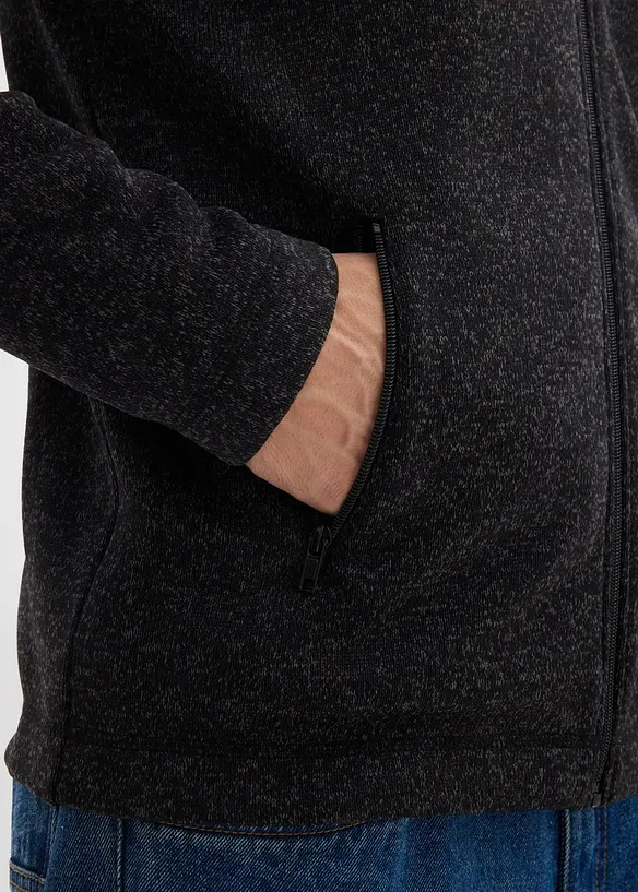 Giacca in pile a maglia, bonprix